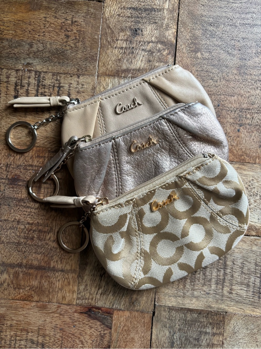 ✨COACH Ashley Mini Pleated Coin Purse Bundle✨